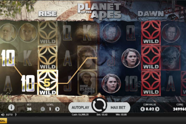 Planet of the apes online slot