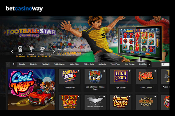 Play pokies at BetWay casino online