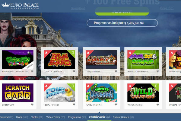 Play pokies at Euro Palace Casino Online