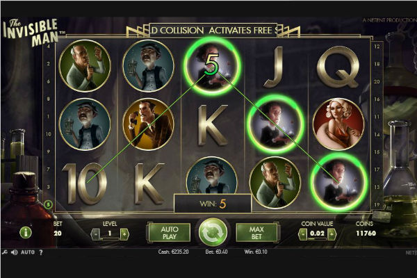The Invisible Man online slot