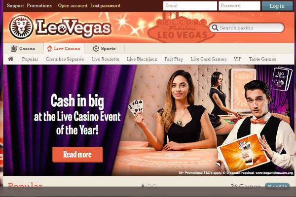 Play pokies at LeoVegas Online Casino