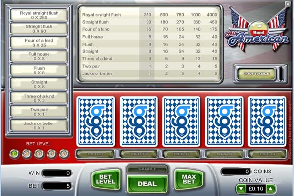 Play videopoker online at BGO Casino